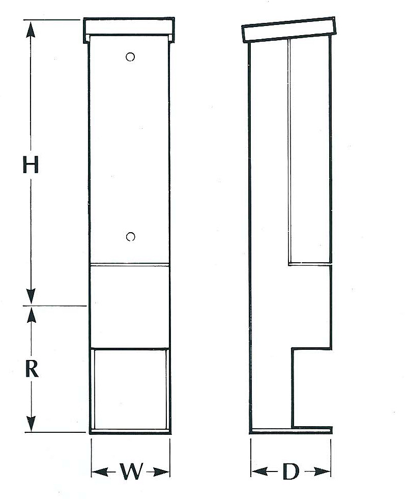 Control Pillar 3mm Mild Steel