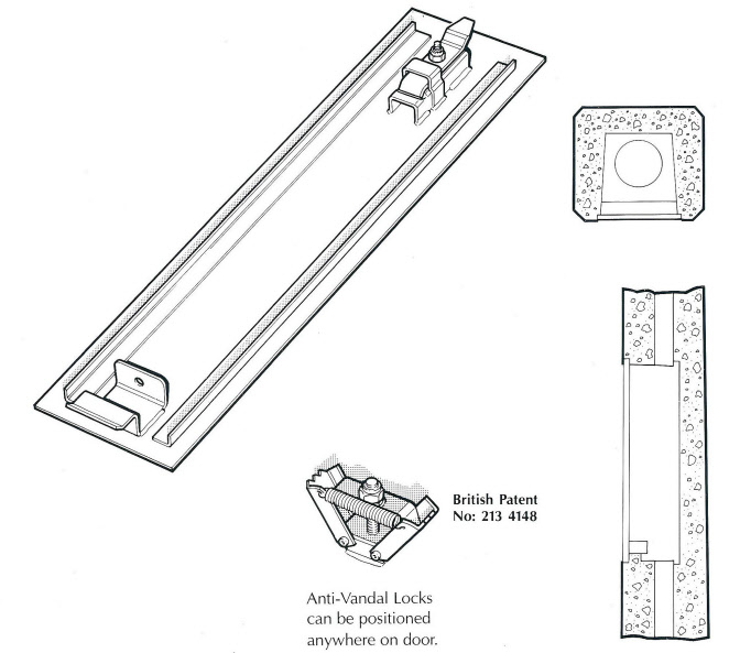 Flat Doors For Concrete Columns